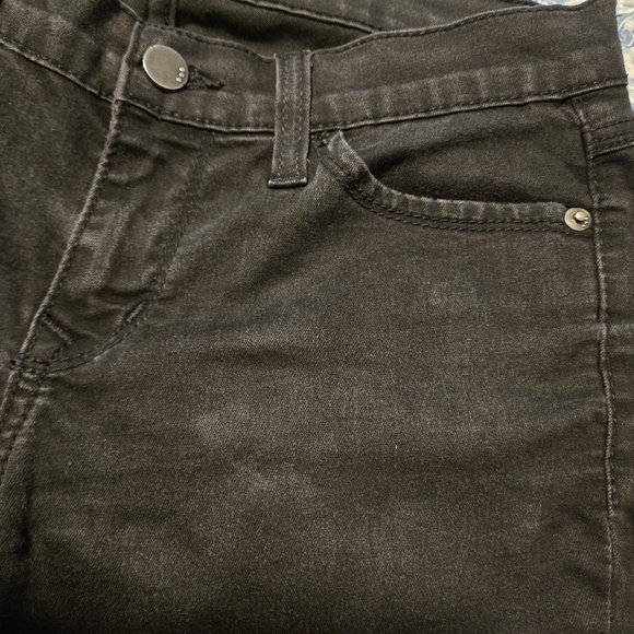 Eunina Juniors' Size 3 w26 Black Denim Skinny Leg Jeans Lo Rise Made in USA - Picture 7 of 16